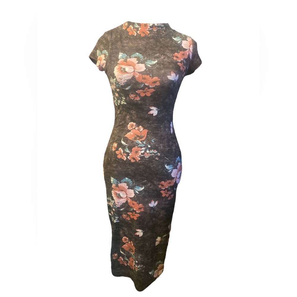 Common Crush Floral Print Women's Dress EUC M